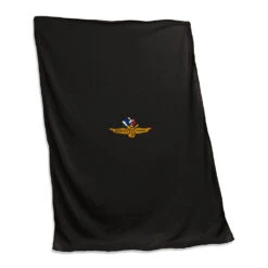 Wing Wheel Flag Sweatshirt Blanket