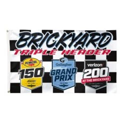 2023 Brickyard Triple Header Weekend 3x5 Flag