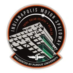 2024 Solar Eclipse Hatpin