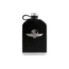 Wing Wheel Flag Engraved 8oz Flask