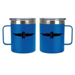 Wing And Wheel Insulated Travel Mug