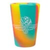 Wing Wheel Flag Silipint Shot Glass