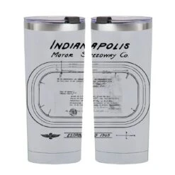 Wing Wheel Flag Blueprint Tumbler 24oz