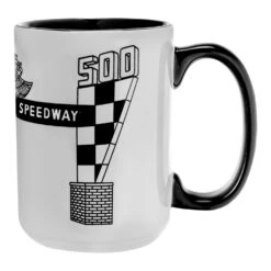 Wing Wheel Flag Etched Front Gate Mug 15oz