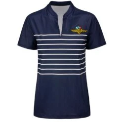 Wing Wheel Flag Ladies Nike Victory Stripe Polo