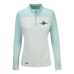 Wing Wheel Flag Bayshore Quarter Zip Pullover