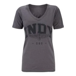 Indy 500 Burnout Wash V-Neck T-Shirt