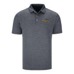 Wing Wheel Flag Columbia Club Invite II Polo - Black