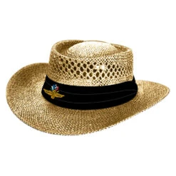 Wing Wheel Flag Straw Hat