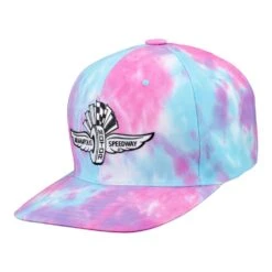 Wing Wheel Flag Tie Dye Noggin Boss Hat