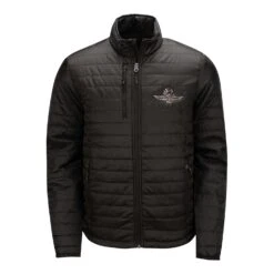 Wing Wheel Flag Puffer Full Zip Jacket