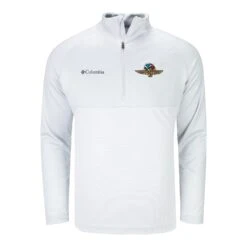 Wing Wheel Flag Columbia Rockin' It 1/4 Zip