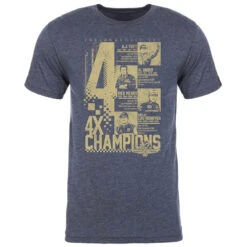 Indianapolis 500 4X Champions T-Shirt