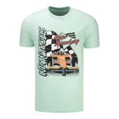Indianapolis Motor Speedway Confetti T-Shirt - Mint