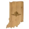 Wing Wheel Flag Indiana State Outline Cutting Board