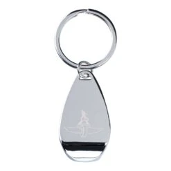 Wing Wheel Flag Borg Trophy Metal Keychain