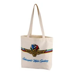 Wing Wheel Flag 7 Stripe Canvas Tote Bag