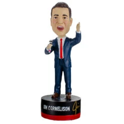 Autographed Jim Cornelison Bobble Head