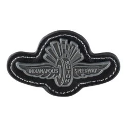 Wing Wheel Flag Leather Magnet