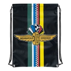 Wing Wheel Flag Team Stripe Drawstring Backpack