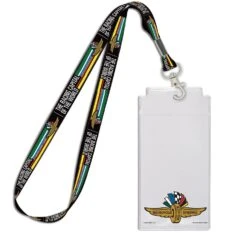 Wing Wheel Flag 7 Stripe Build Credential Lanyard Set