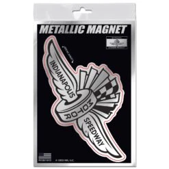 Wing Wheel Flag Metallic Magnet