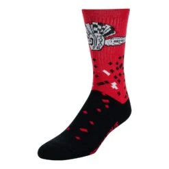 Wing Wheel Flag Spray Zone Youth Socks