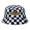 Wing Wheel Flag Toddler Checkered Bucket Hat