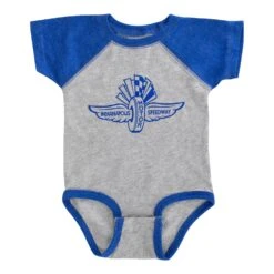 Wing Wheel Flag Baseball Jersey Onesie