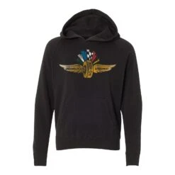 Wing Wheel Flag Youth Distressed Logo Sweatshirt