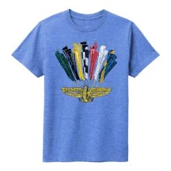Wing Wheel Flag Vintage 1955 T-Shirt