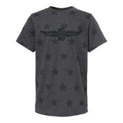 Wing And Wheel Smoke Stars T-Shirt