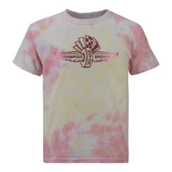Wing Wheel Flag Funnel Cake Tie Dye T-Shirt