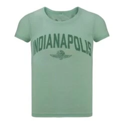 Wing Wheel Flag Indianapolis T-Shirt - Green