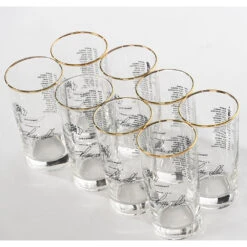 Indianapolis Historical Indy 500 Glassware - 1950 Johnnie Parsons Set