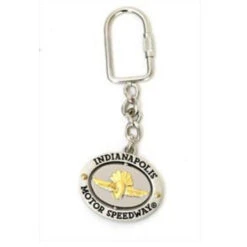 Indianapolis Motor Speedway Pewter Keychain